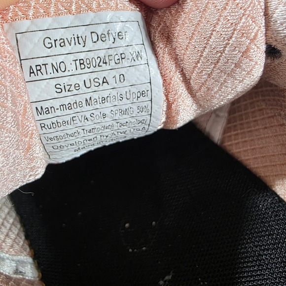 Gravity Defyer G-Defy Women 10 XW Grey Coral VersoShock Walking Shoes - Picture 8 of 8